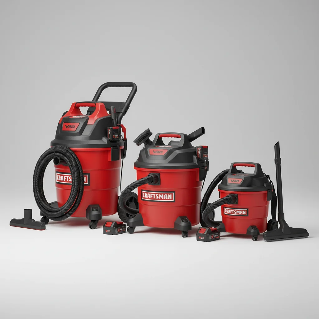 Craftsman Shop Vacuum: Top 3 Battery-Powered Models